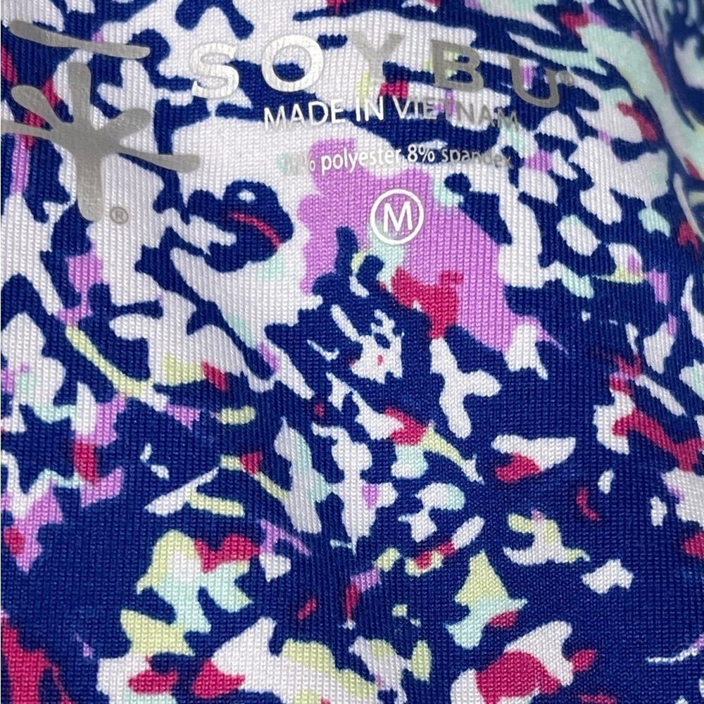 Soybu Floral Dress Athleisure Casual Summer Travel V-Neck Casual Vacation Med - Picture 12 of 12